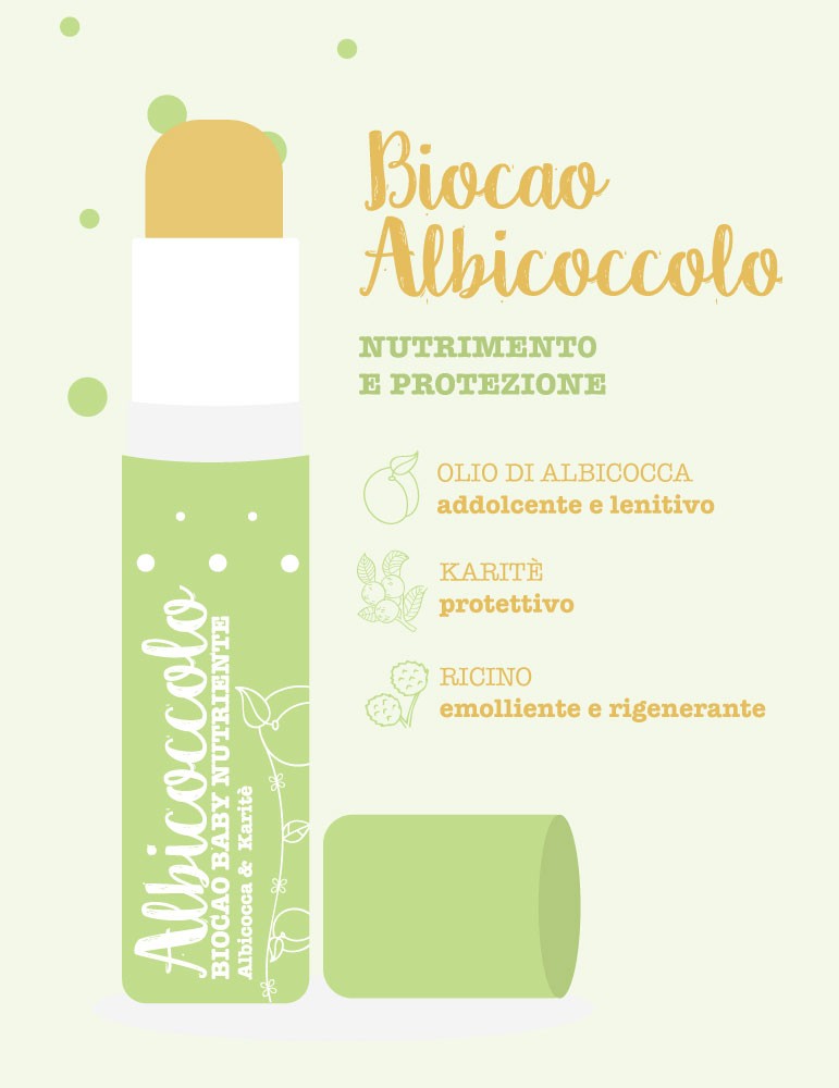 Biocao Albicoccolo - Balsamo labbra